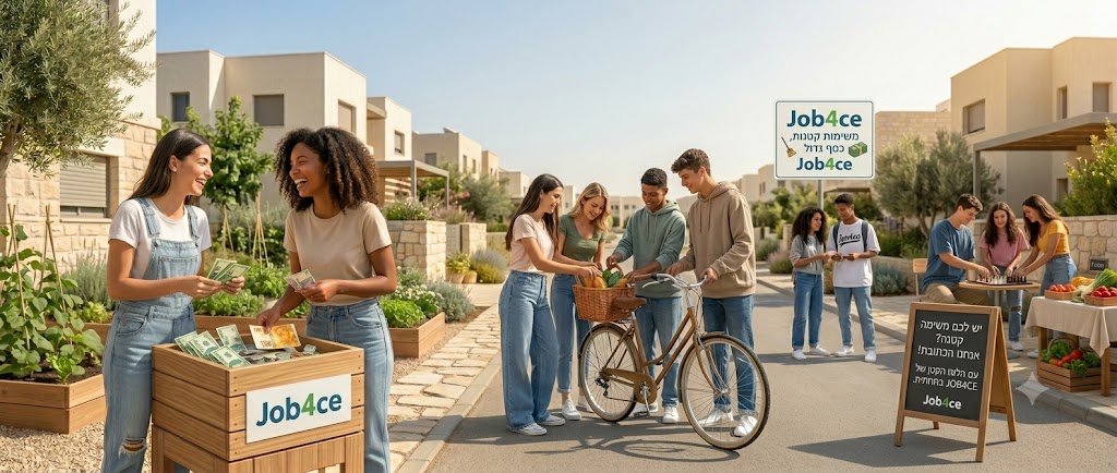 קהילת Job4ce — משימות קטנות בכפר גדול